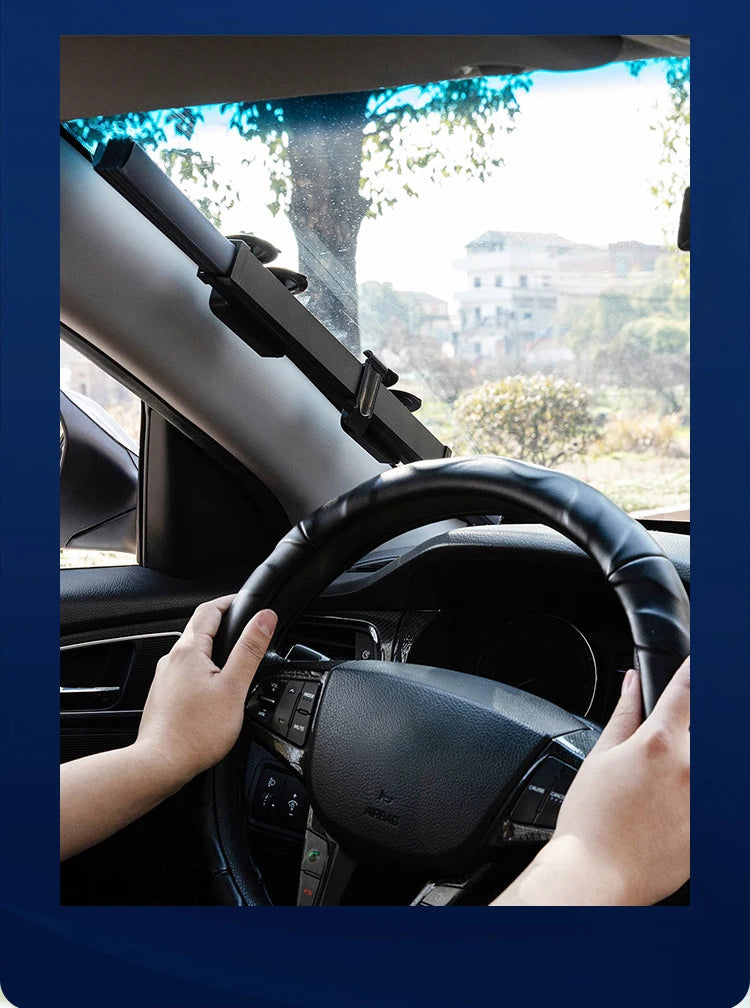 Retractable Car Windshield Curtains | UV Protective Sunshade