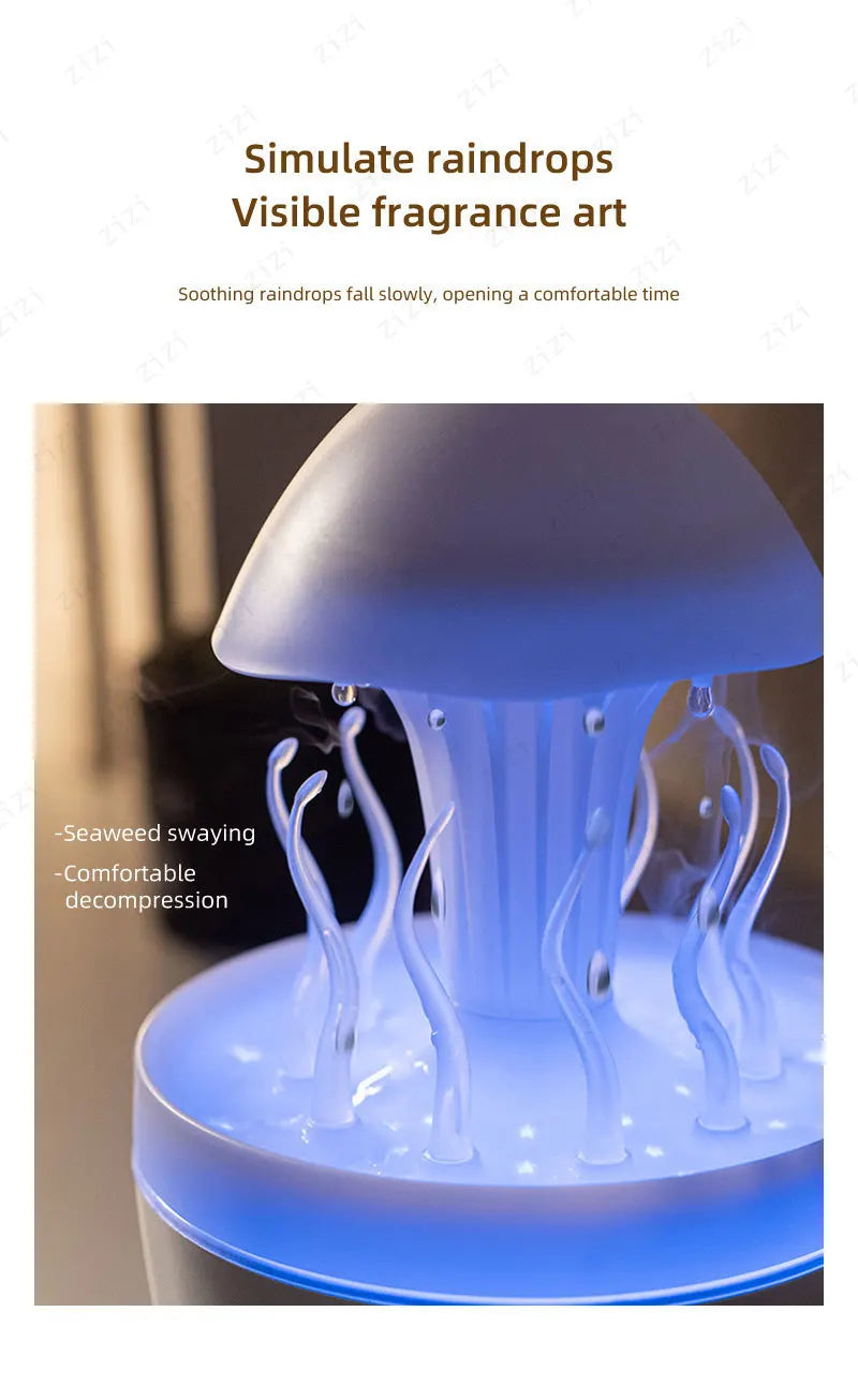 Colorful Night Light Aromatherapy Humidifier | Relaxing Bedroom Decor