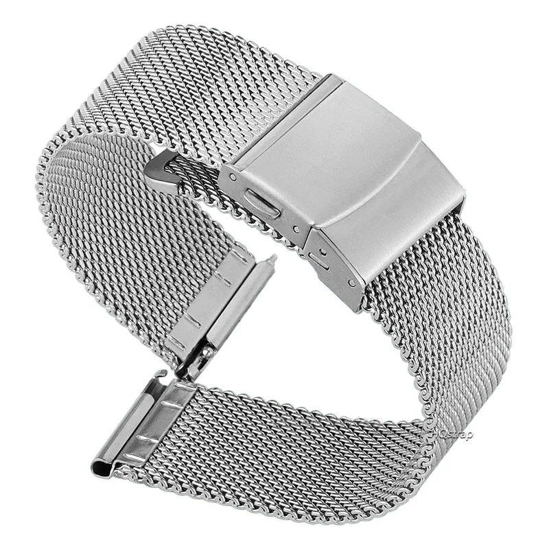 Universal Stainless Steel Milanese Watchband | Adjustable Metal Strap