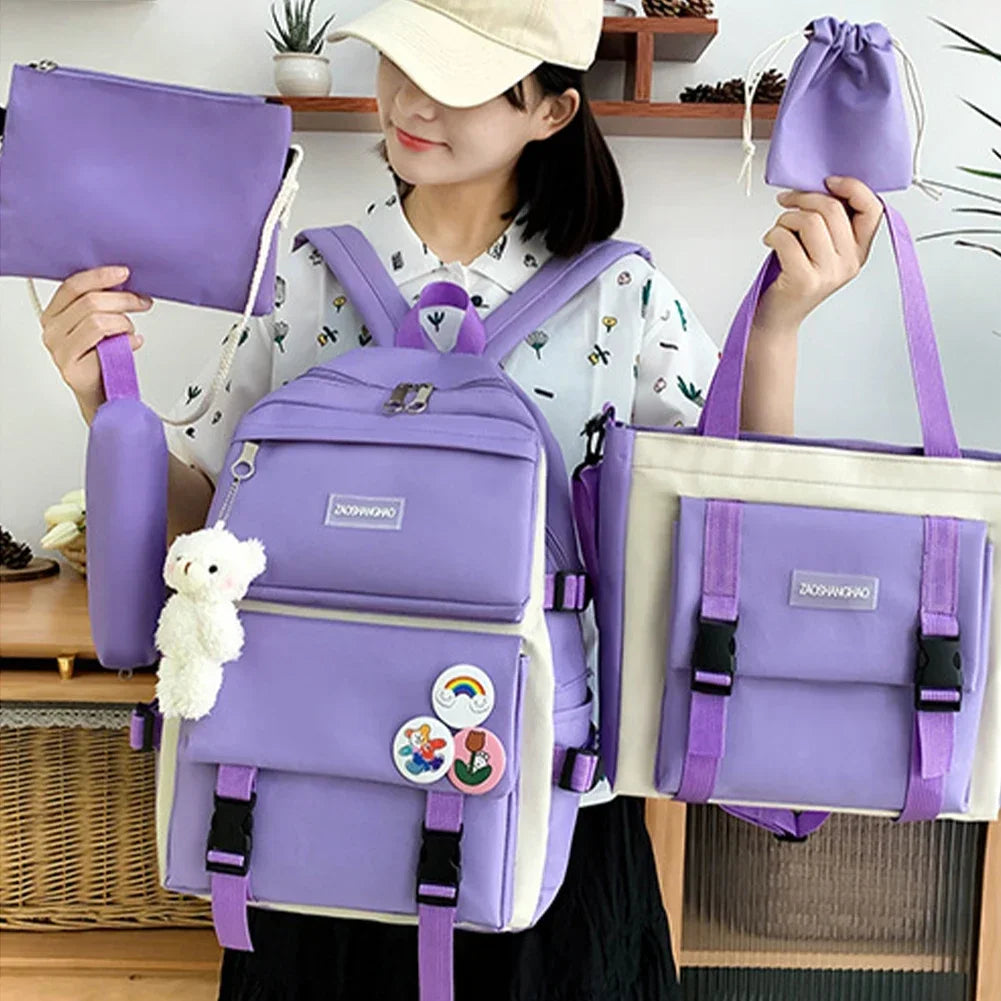 High Capacity Waterproof Backpack for Girls | Trendy School Bags