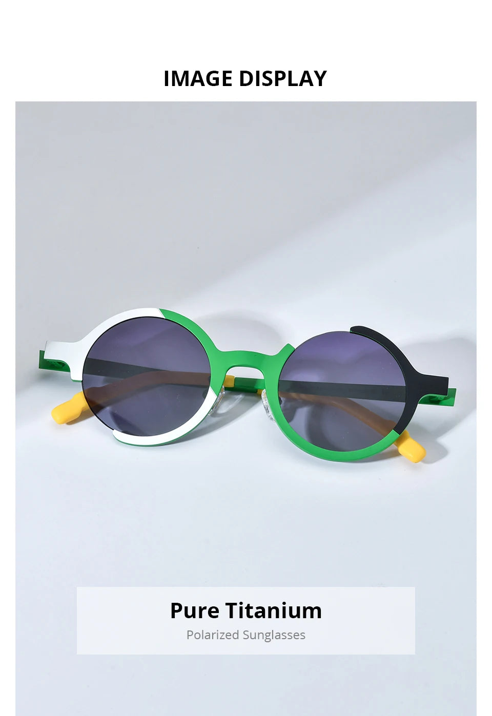 Stylish Vintage Round Polarized Sunglasses for Men & Women