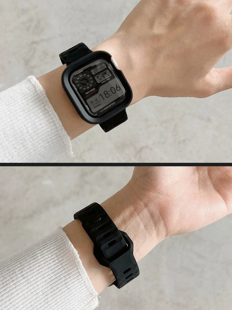 Silicone Case and Strap for Smart Watches | Comfortable & Durable