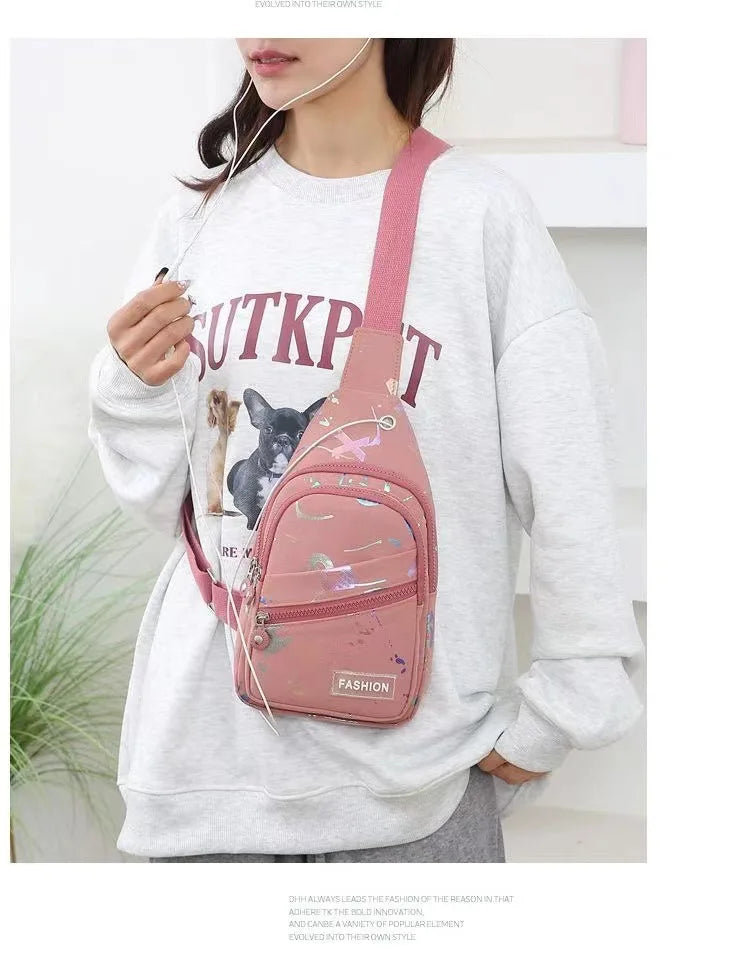 Women's Trendy Cross Body Chest Bag | Fashionable Travel Backpack
