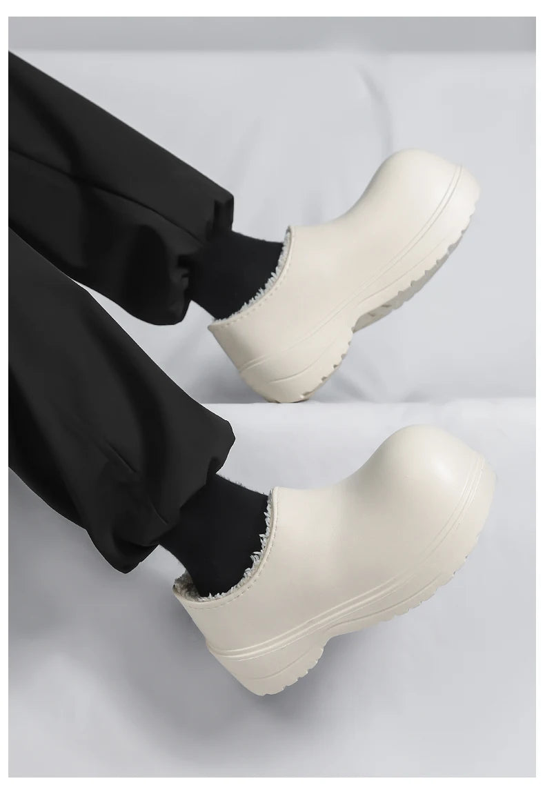 Lightweight Slip-On Chef Shoes for Men & Women | Casual Rain Shoes