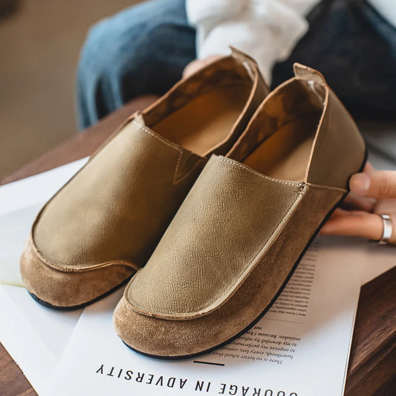 Men's Casual Walking Loafers | Soft Leather Comfort Shoes