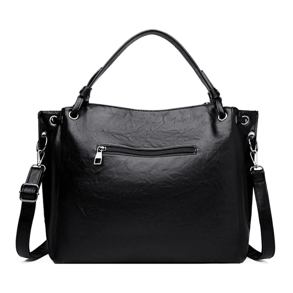 Stylish Large Capacity PU Leather Handbags for Women