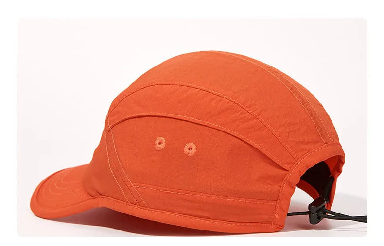 Breathable Waterproof 5 Panel Cap | Quick Dry Adjustable Sun Hat