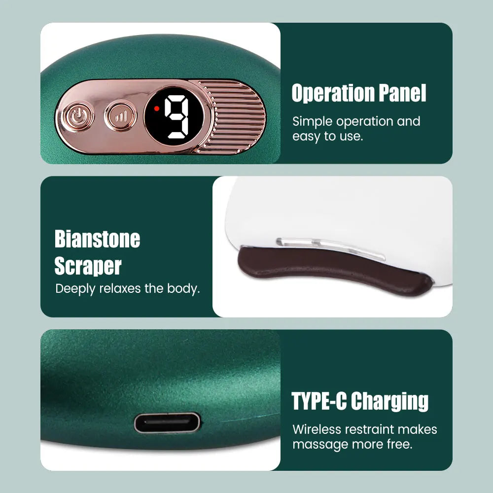 Electric Gua Sha Massager | Relaxing Facial & Body Therapy Tool