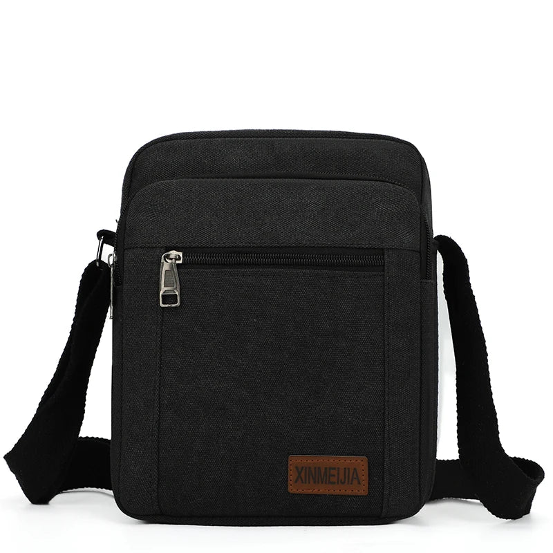 Bolsos de Hombro Cruzados de Lona Duradera para Hombres | Estilo Vintage