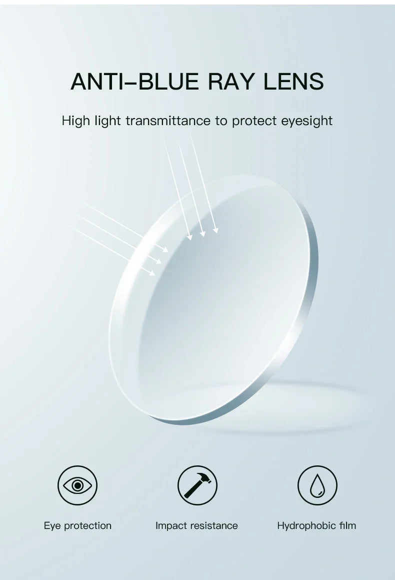 Stylish Women's Square Frame Anti-Blue Light Glasses