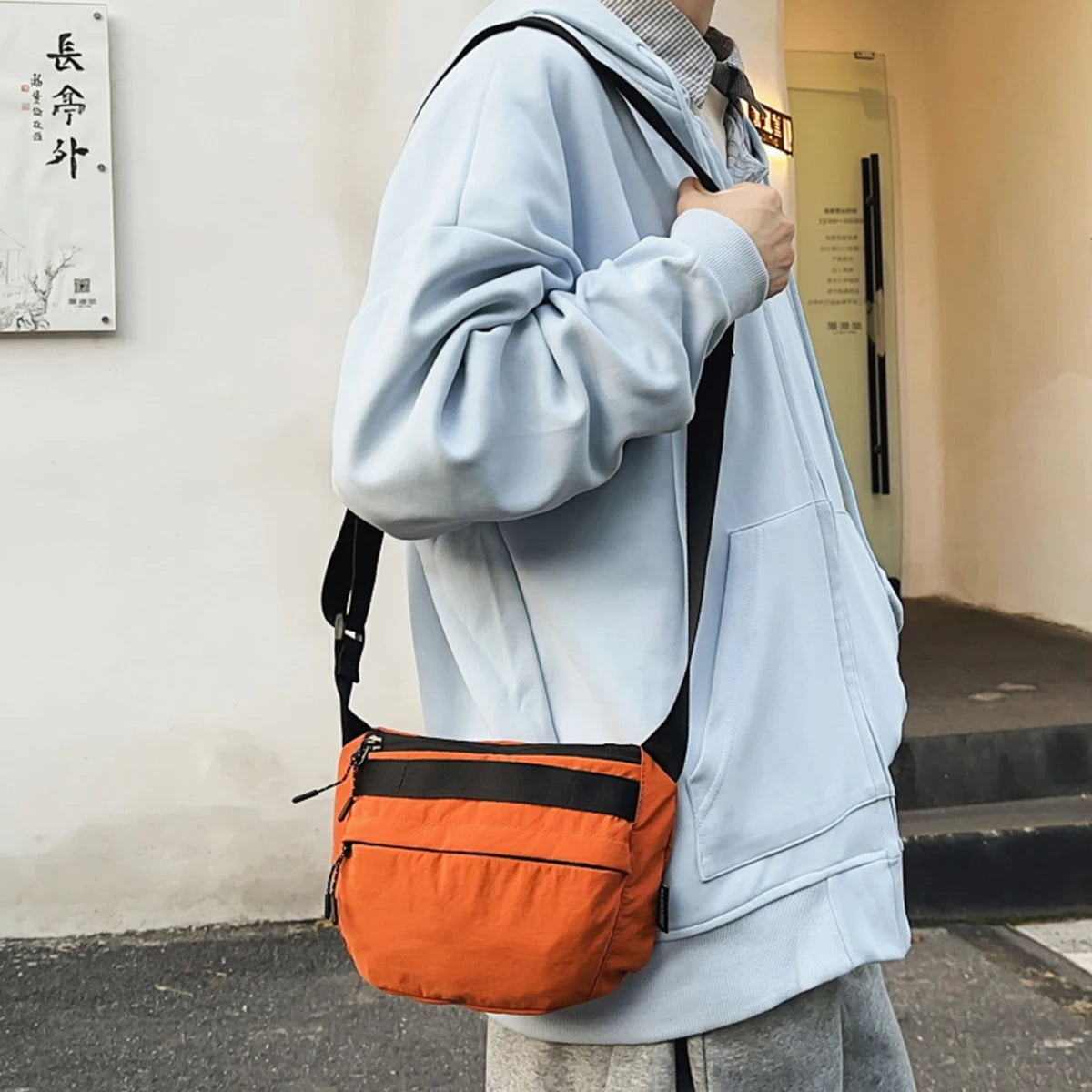 Lightweight Sling Bag for Cycling & Commuting | Large Capacity