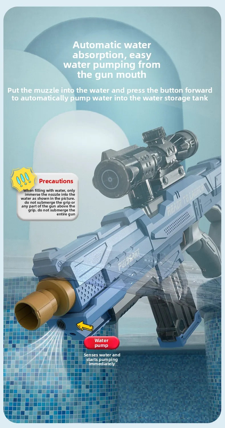 Electric High-Pressure Water Gun | Fun Water Play for All Ages