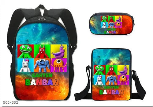 Stylish Garden Game Backpack | Versatile Student Shoulder Bag