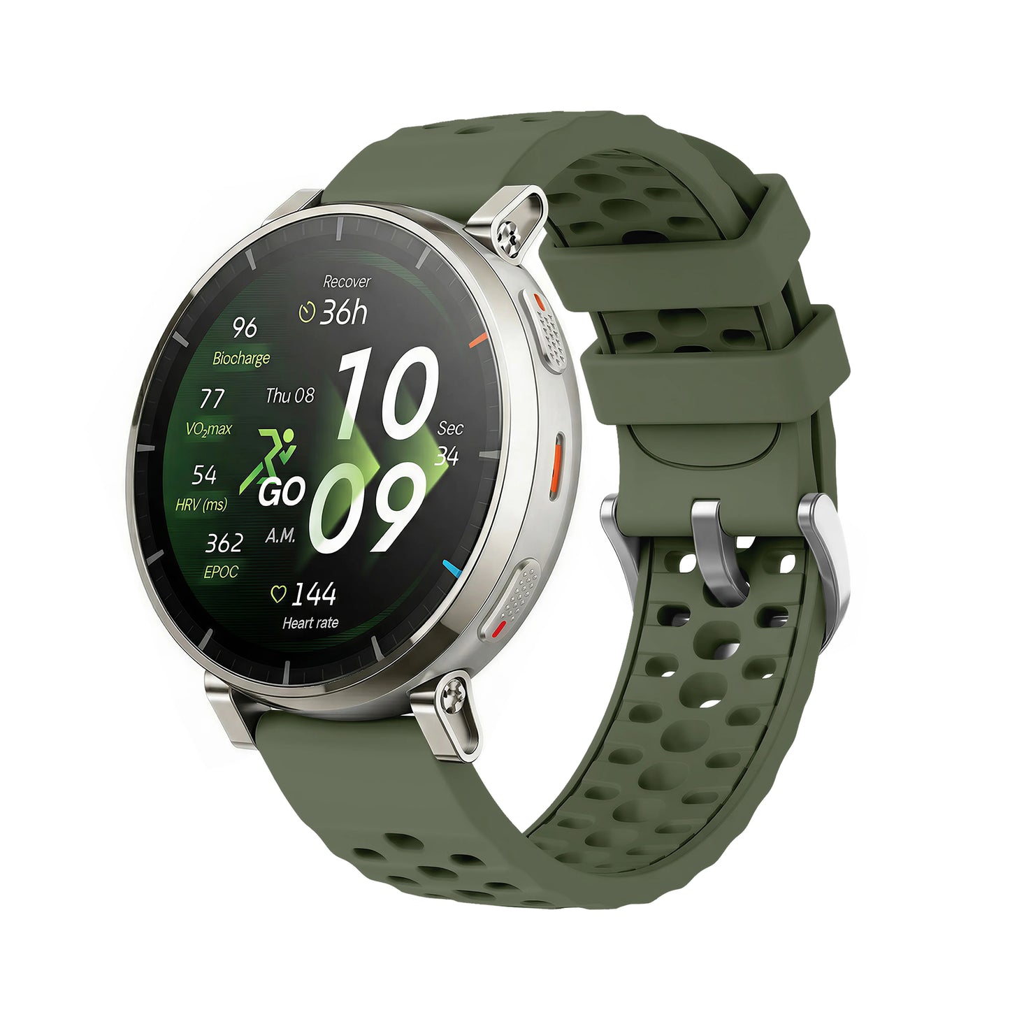 20mm Hollow Out Silicone Watch Band | Sport Waterproof Replacement Strap