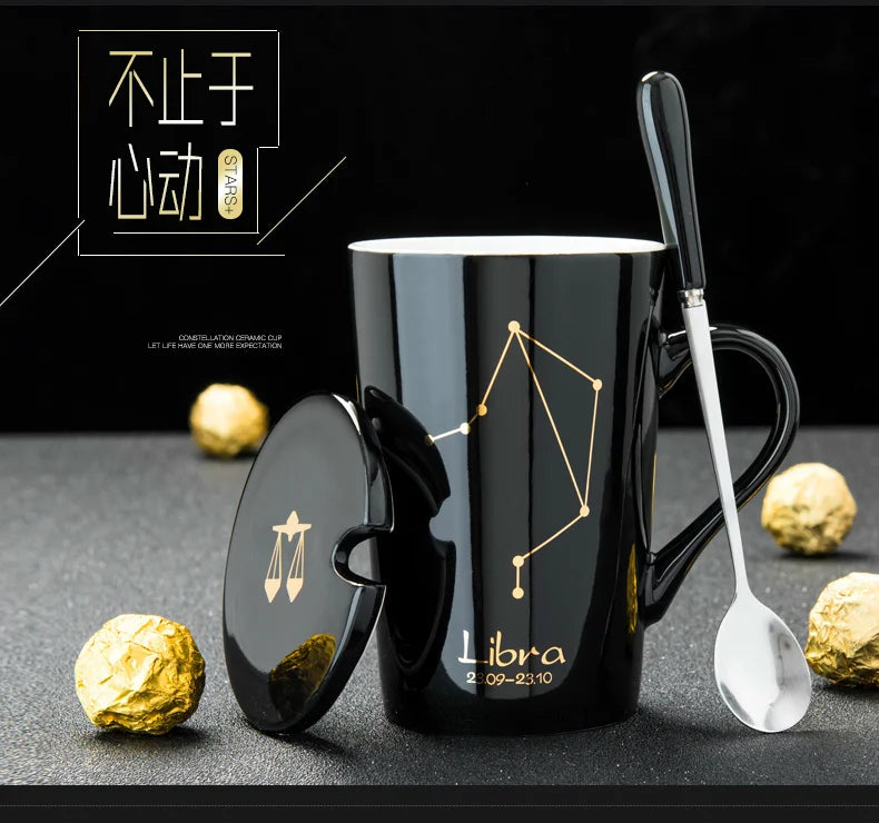 Creative 12 Constellations Ceramic Mugs | Unique Drinkware Gift