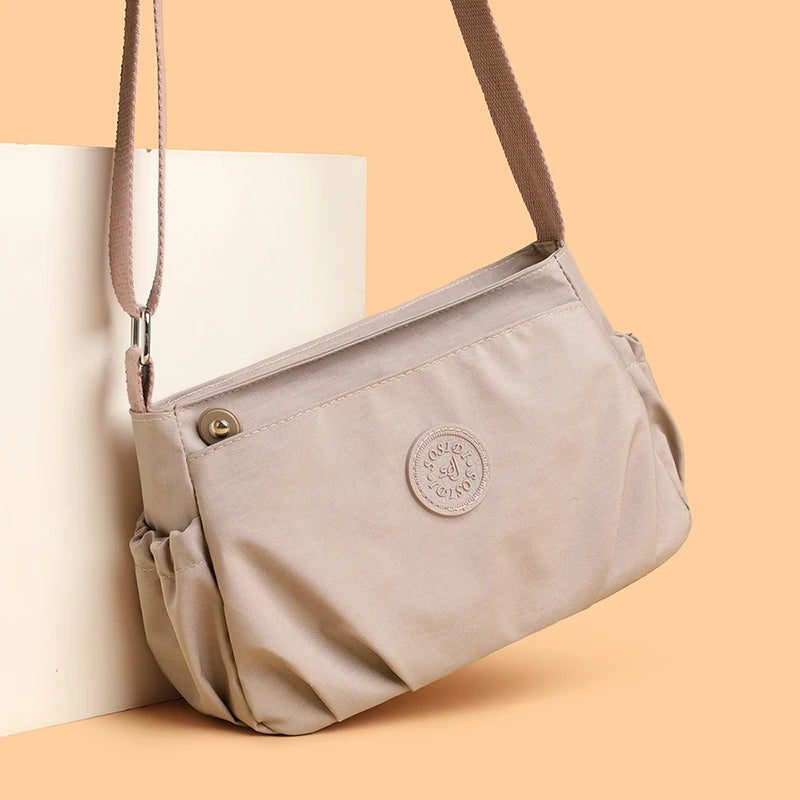 Lightweight Solid-Color Women's Shoulder Bag | Versatile Casual Style