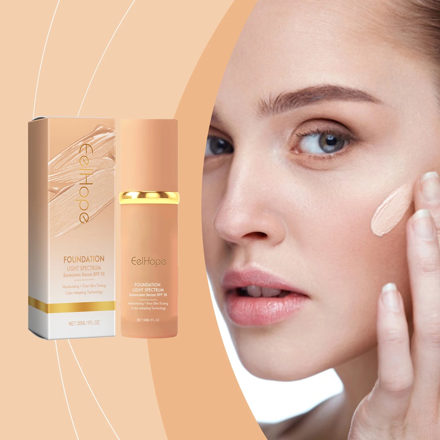 Skin-Nourishing Natural Finish Foundation | Moisturizing Concealer