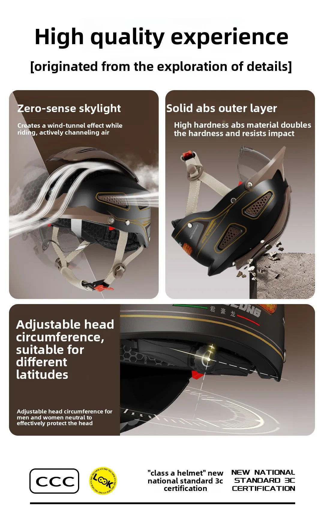 Summer Breathable Electric Motorcycle Helmet | Open Face Design