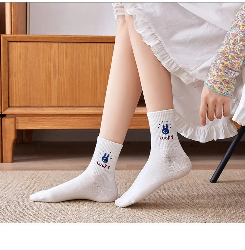 Women's Winter Cartoon Bear Socks | Cute Kawaii Style Collection