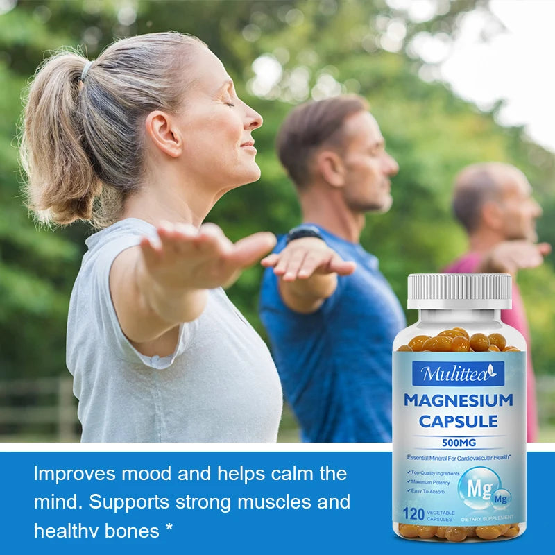 Magnesium Capsules for Joint & Heart Health | Relax & Sleep Better