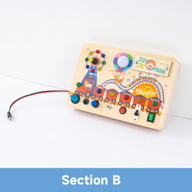 Engaging LED Busy Board | Interactive Sensory Toy for Kids