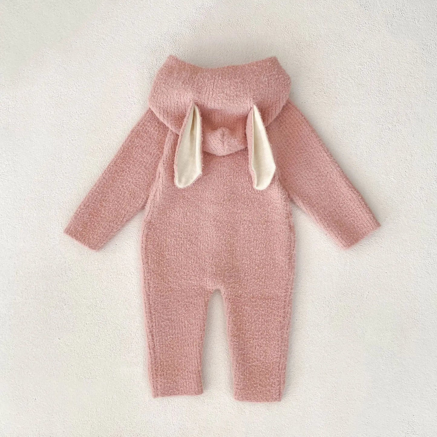 Cozy Cartoon Baby Rompers with Rabbit Ears | Adorable Infant Pajamas
