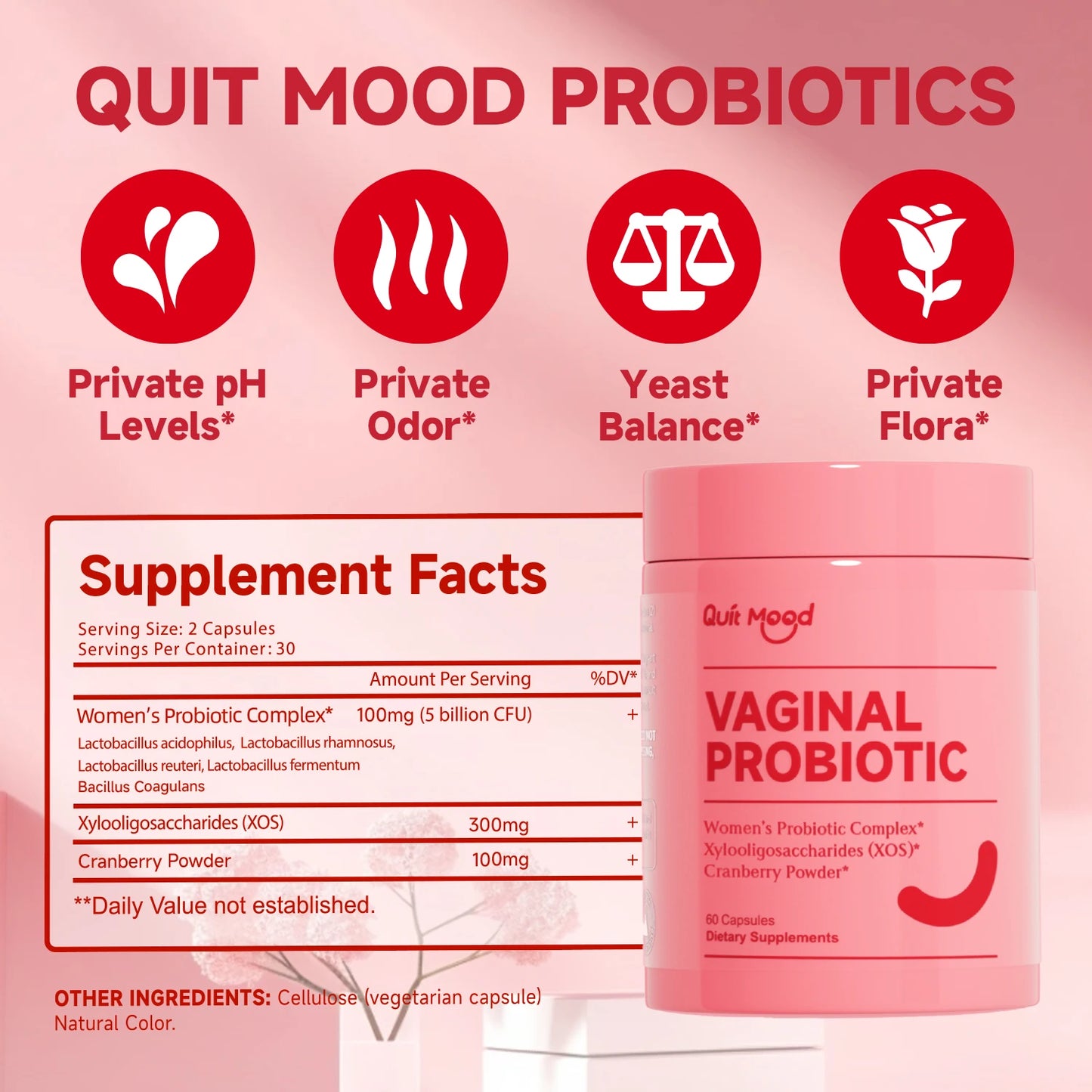 Women's PH Balance Probiotics | Powerful Lactobacillus Blend