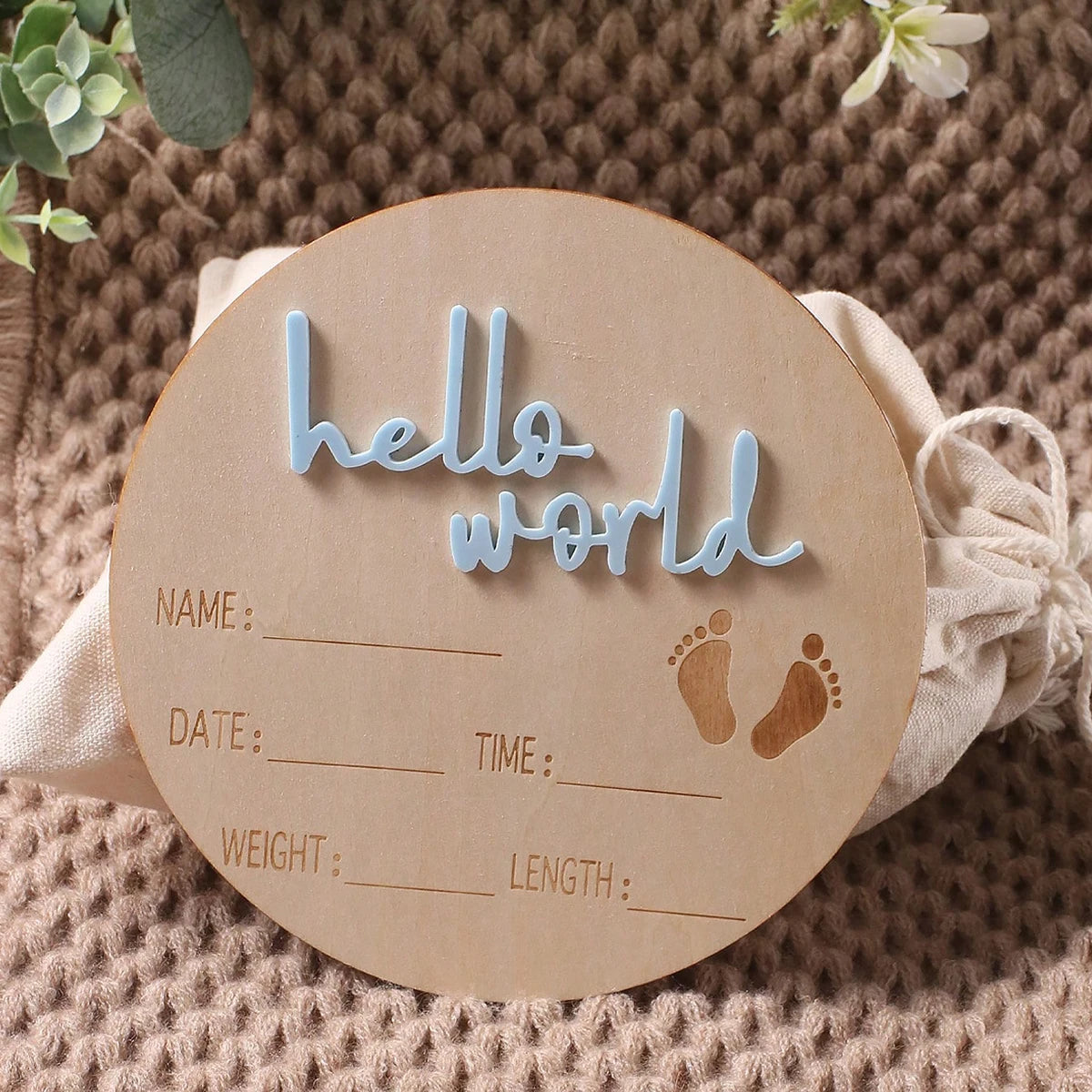 Newborn Baby Photo Props | Cute Wooden Photography Ideas
