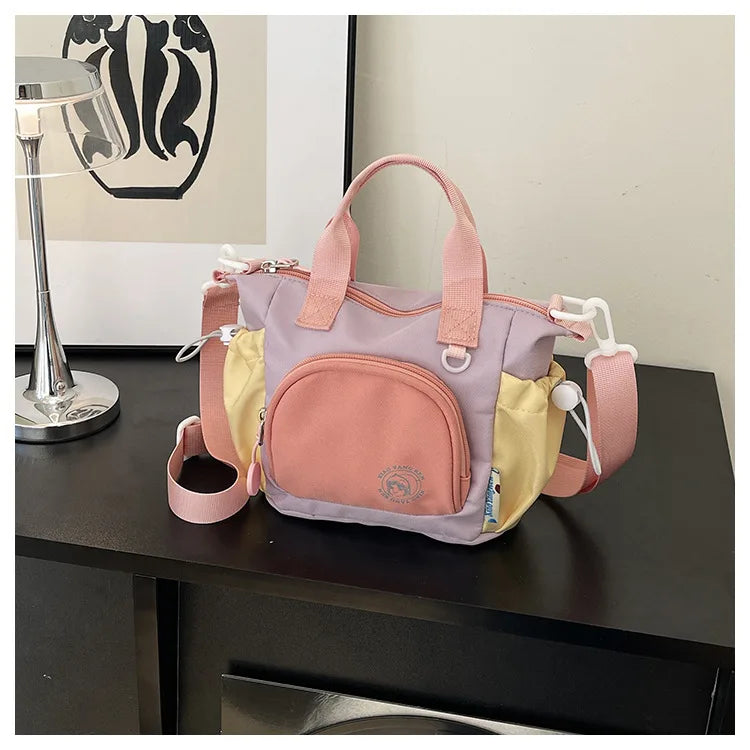 Elegante Bolso de Hombro Color Block | Bandolera Versátil para Mujer