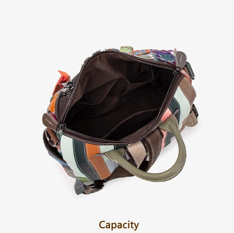 Stylish Leather Travel Backpack for Women | Versatile & Chic