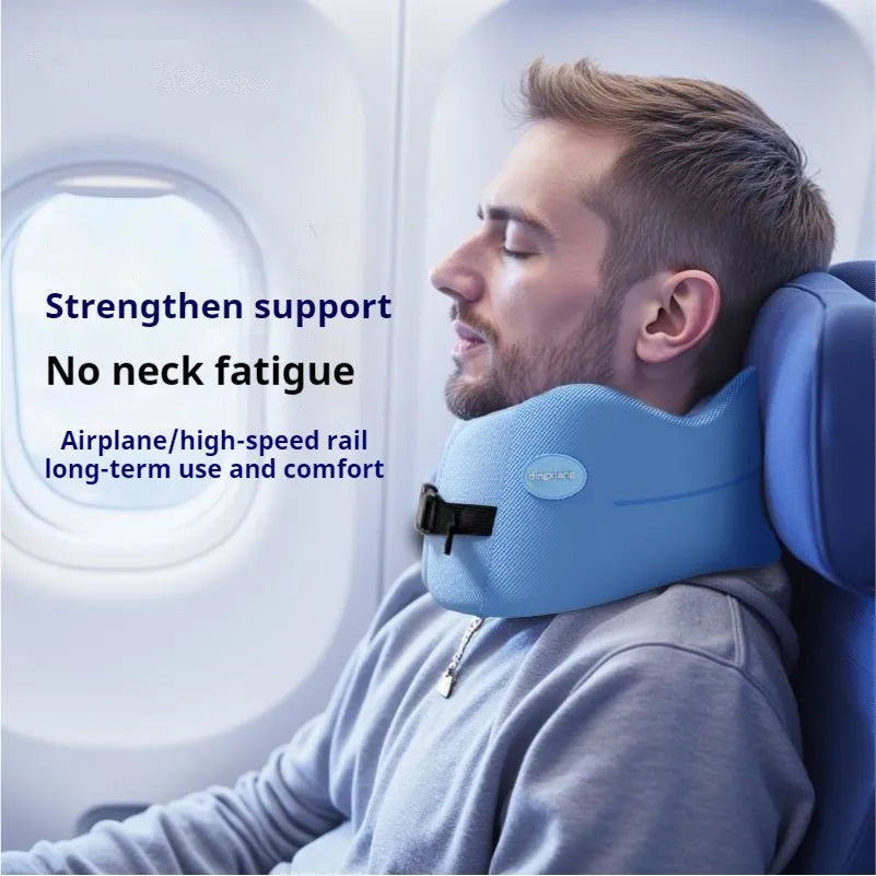 Memory Foam U-Shaped Travel Neck Pillow Soft Comfortable Airplane Car Office Sleeping Support Cushion