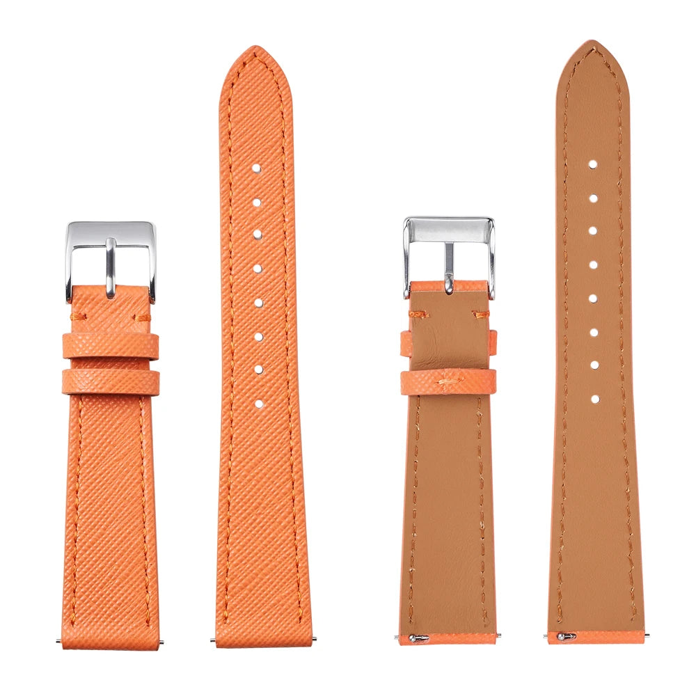Calfskin Leather Watch Strap | Quick Release, Handmade Design