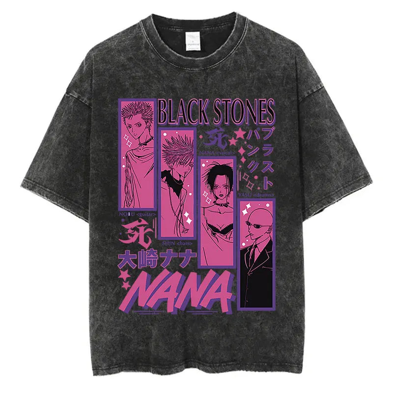 Vintage Anime Graphic T-Shirt | Harajuku Streetwear Summer Style
