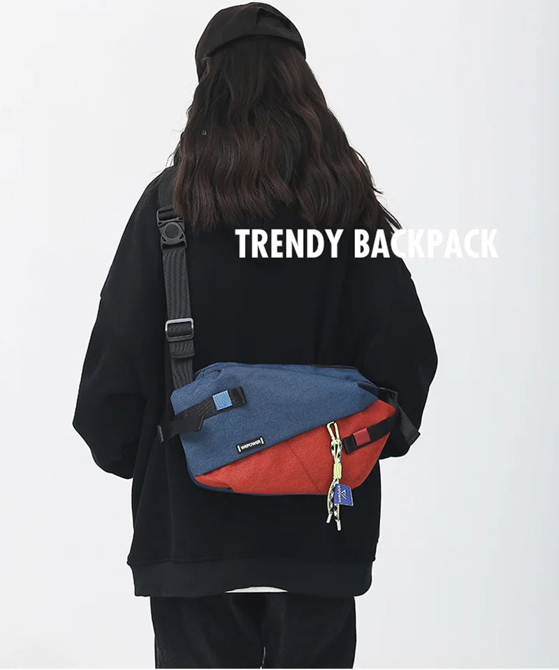 High-Quality Nylon Panelled Crossbody Waist Packs for Travel