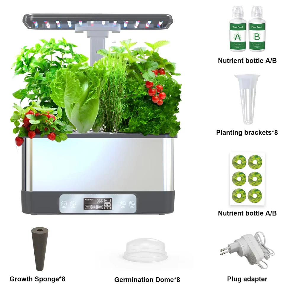 WiFi Hydroponics Growing System | Indoor Garden with LED Lights