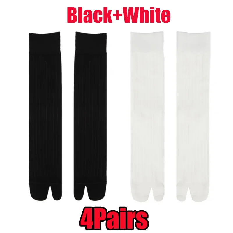 Stylish Cotton Tabi Socks for Women | Comfortable Two-Toed Socks