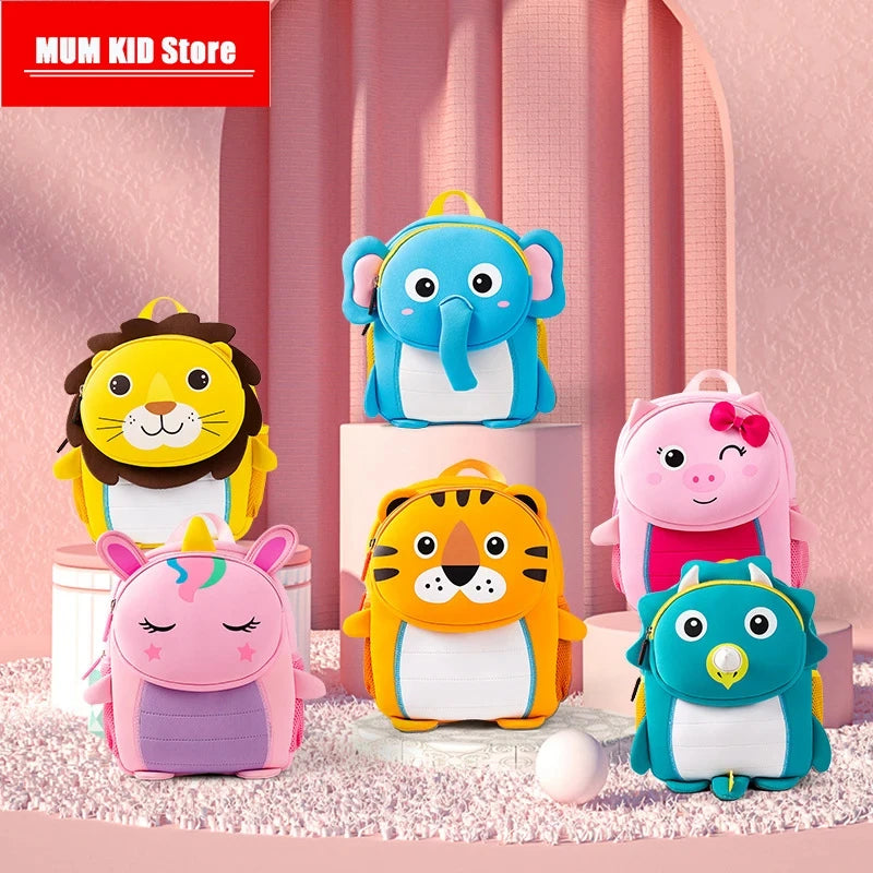 Stylish 3D Animal Kids Backpack | Perfect for School & Play