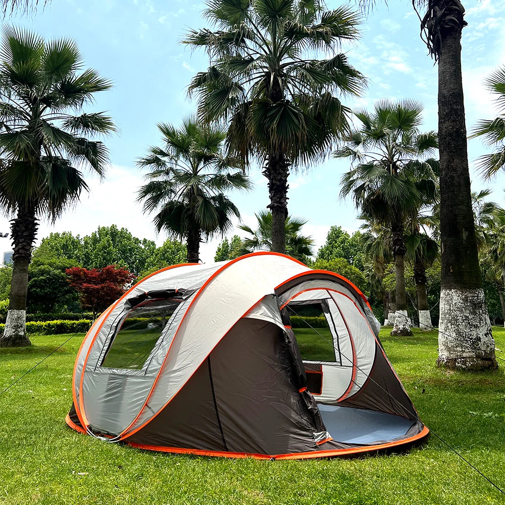 Spacious Waterproof Pop-Up Tent for 5-8 People | Quick Open Design
