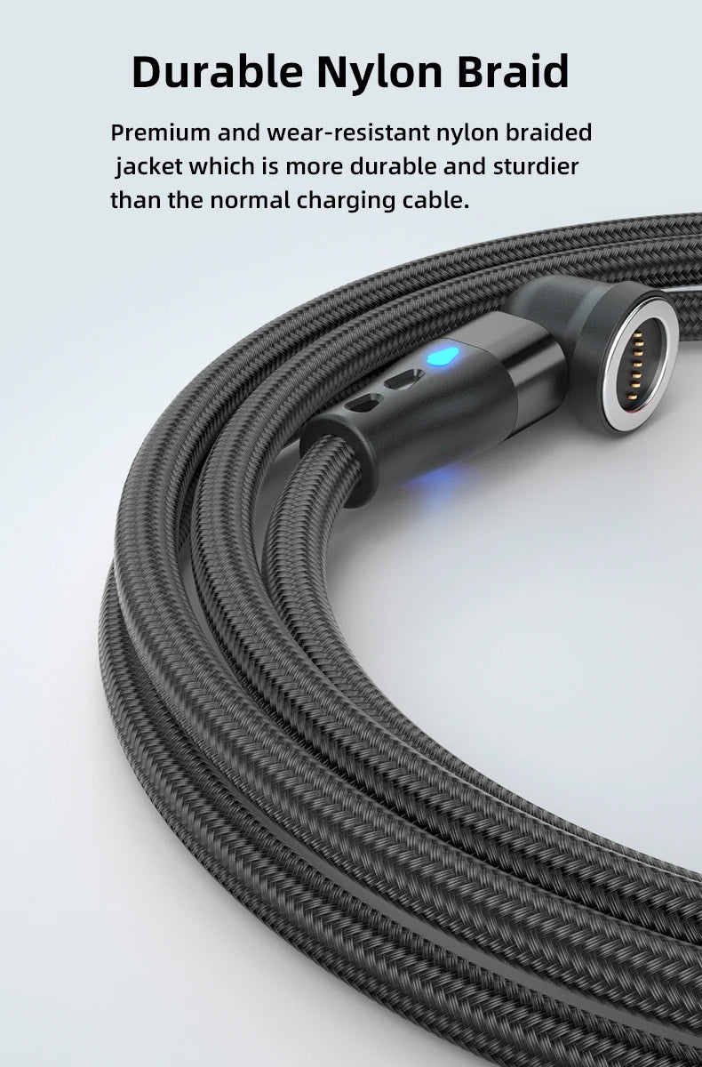 5A Magnetic Fast Charging Cable | 540° Rotating Design