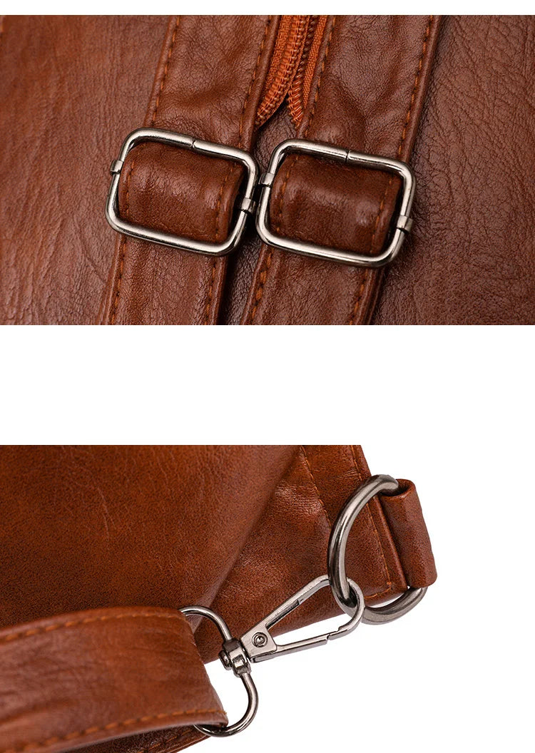 Stylish Women's Leather Backpack | Chic Travel Bag for All Occasions