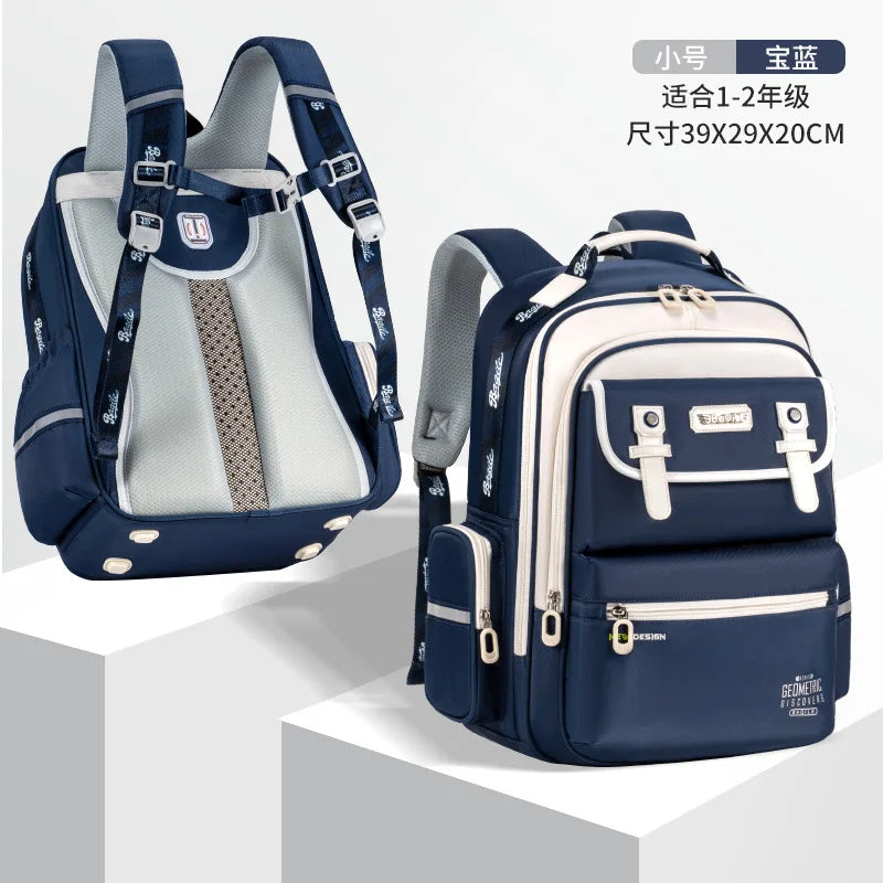 Kids Ergonomic Backpack with Spine Protection | Cloud-Design School Bag
