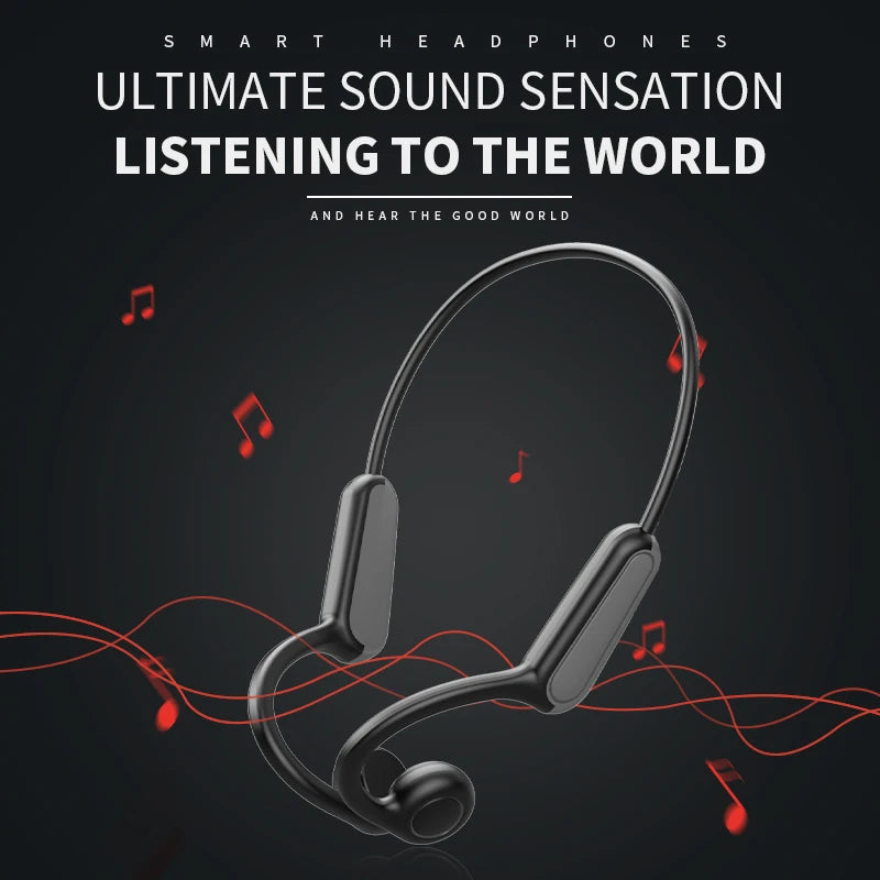 Waterproof Bone Conduction Earphones | Bluetooth Sports Headphones