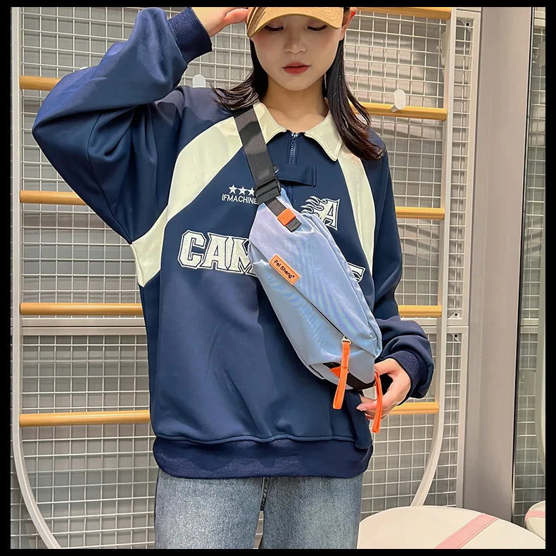 Versatile Chest Bag for Casual Wear | Large Capacity Crossbody Bag