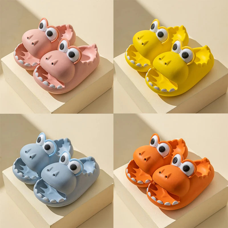 Dinosaur Kids' Slippers | Fun Non-Slip Indoor Sandals