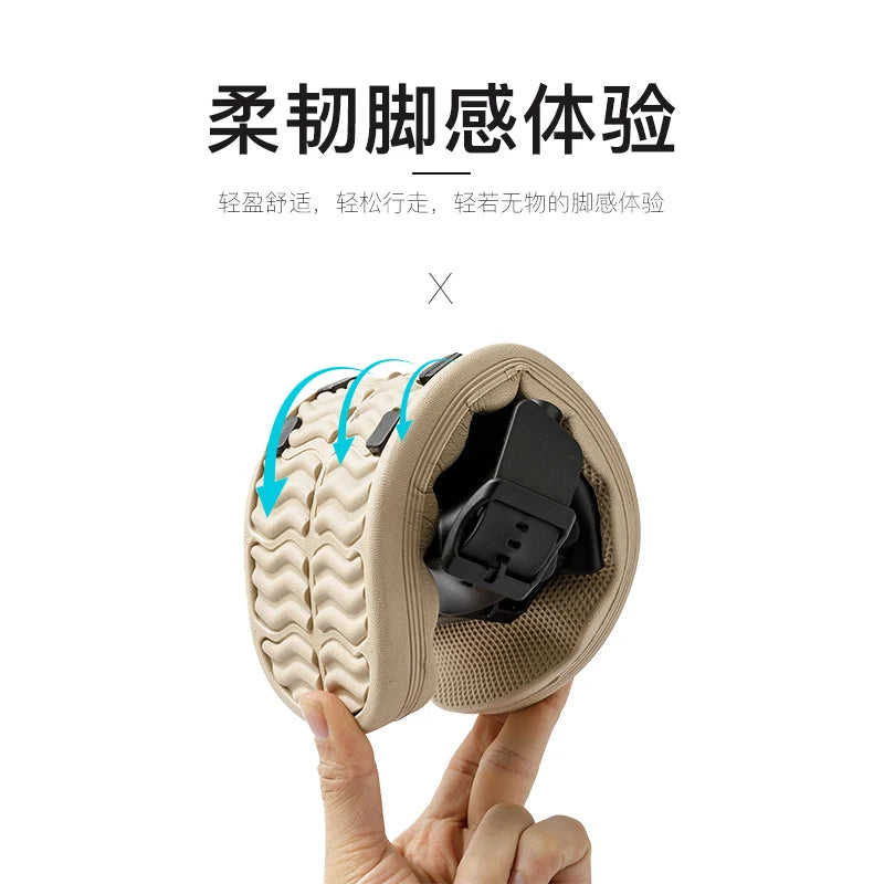 Comfortable Adjustable Men's Summer Slippers | Lightweight Beach Sandals