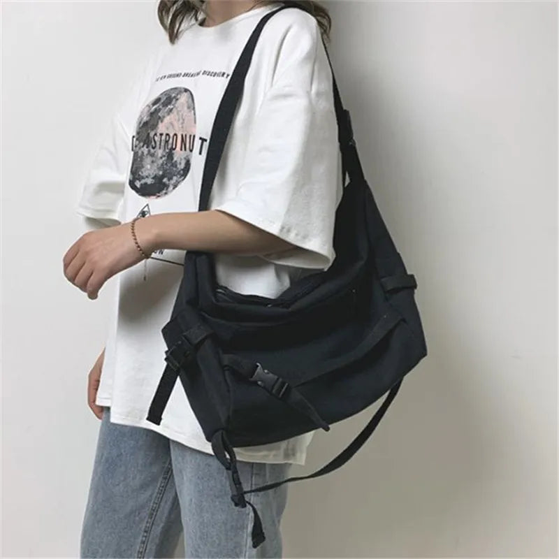 Stylish Canvas Crossbody Bag for Women | Versatile Messenger Purse