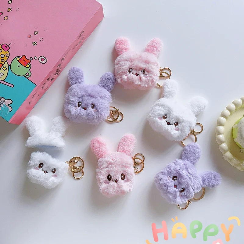 Funda de felpa afelpada de dibujos animados para AirPods Pro | Protector bonito para auriculares