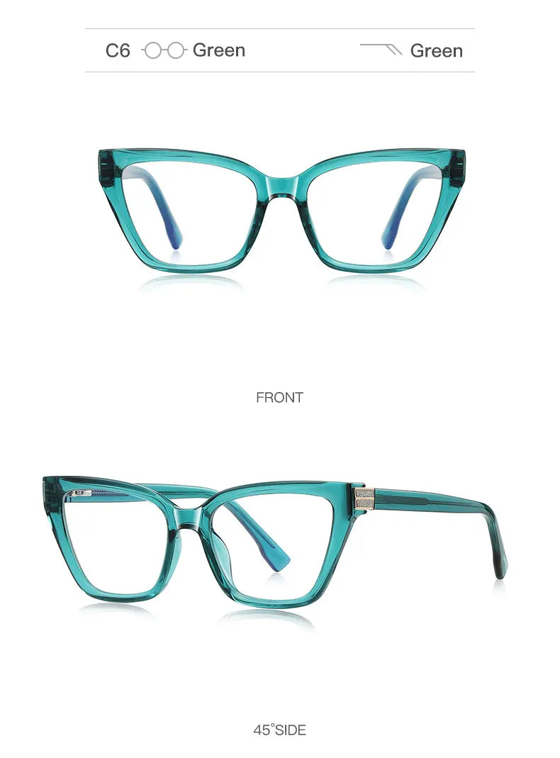 Chic Cat Eye Anti-Blue Light Reading Glasses for Women
