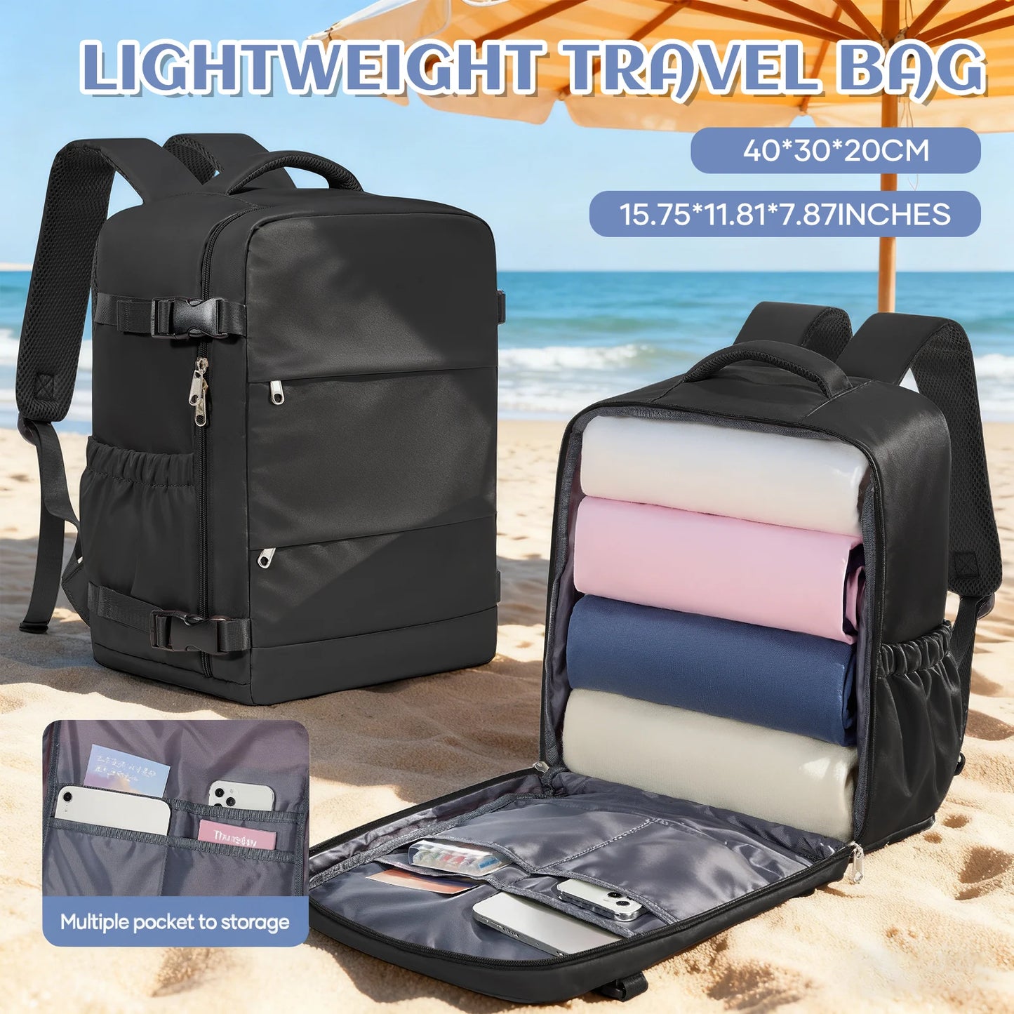 Versatile Travel Backpack | Ultimate Cabin Bag for Every Adventure