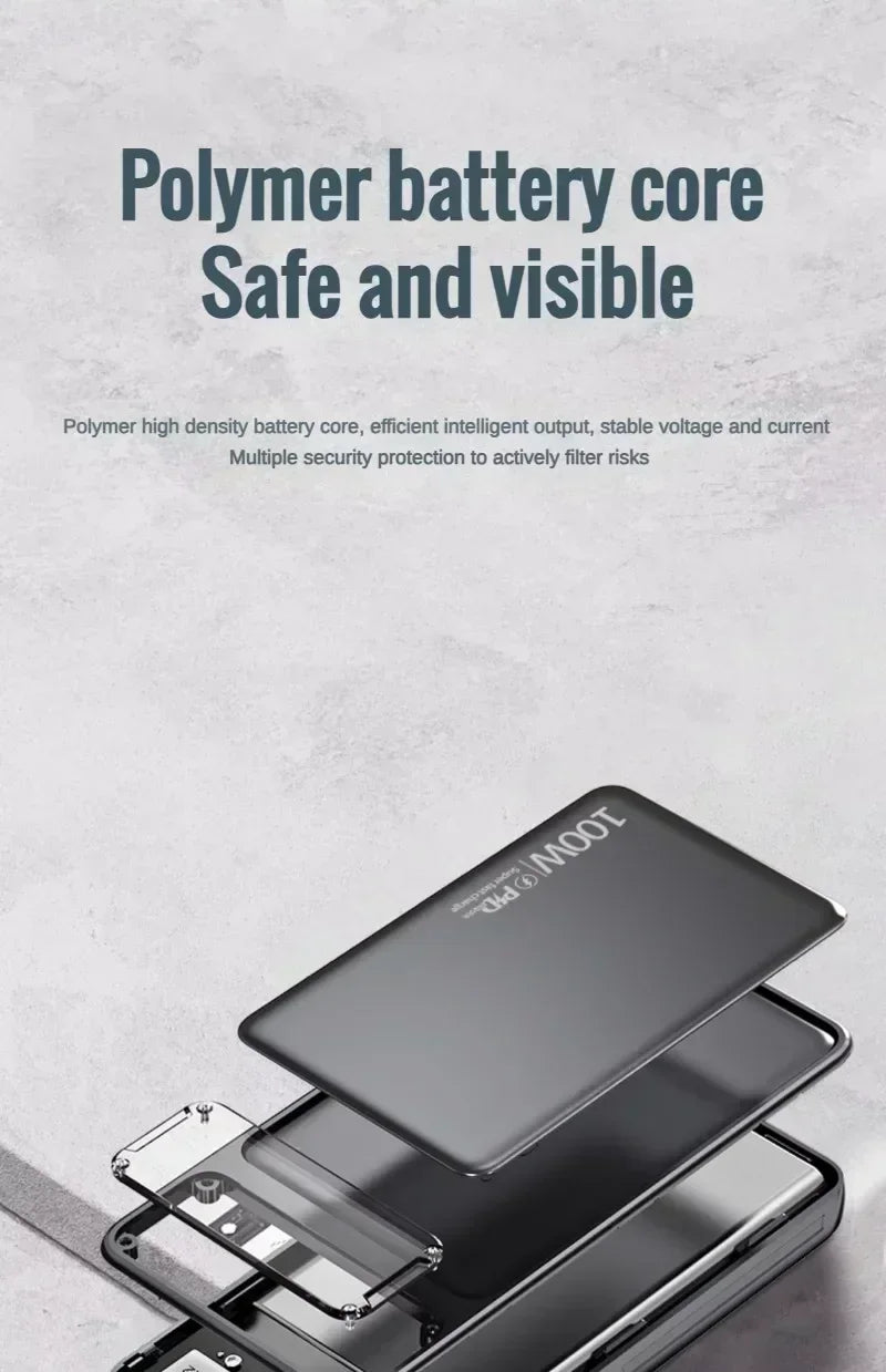 Super Fast 200000mAh Power Bank | Dual Port Charger for All Devices